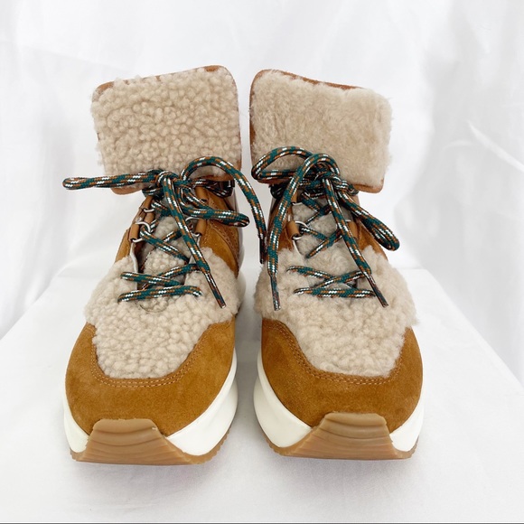 See by Chloe Casey Platform Shearling Sneakers - Picture 5 of 9